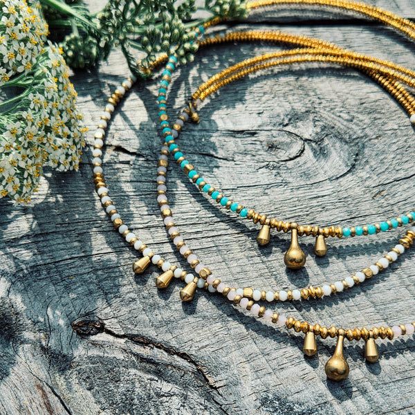 Beaded Wire Necklace