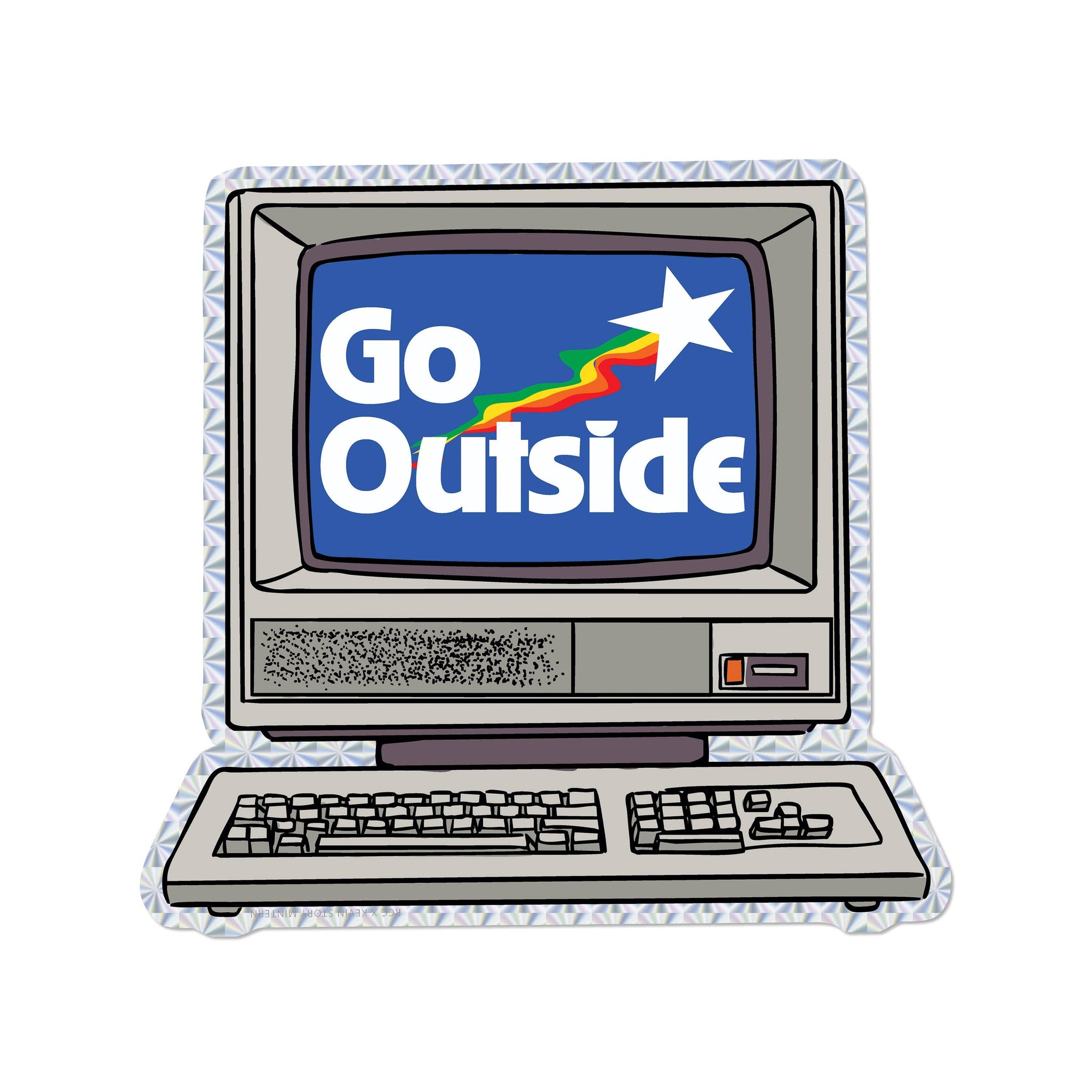 Red Cap Cards - Go Outside sticker: Single – The Wild Heart