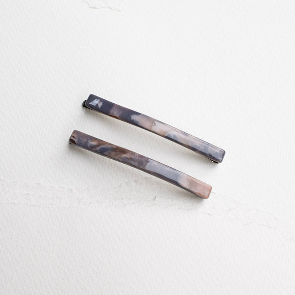 Tiepology - Eco Simple Hair Bobby Pin Set: Red