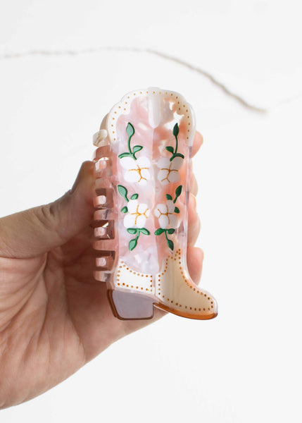 Floral Western Boot Clip
