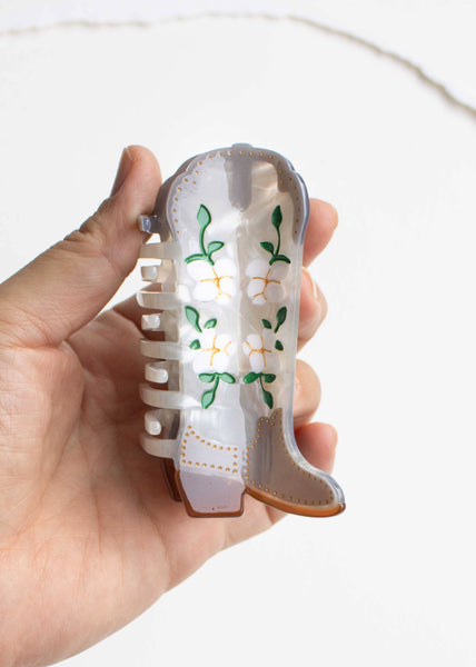 Floral Western Boot Clip