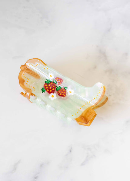 Strawberry Cowboy Boot Clip