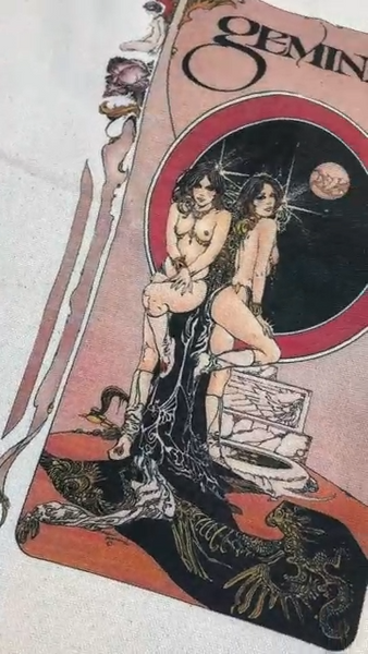 Gemini Vintage Artwork Zodiac Shirt