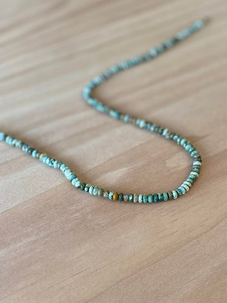 Moss Agate Beaded Necklace
