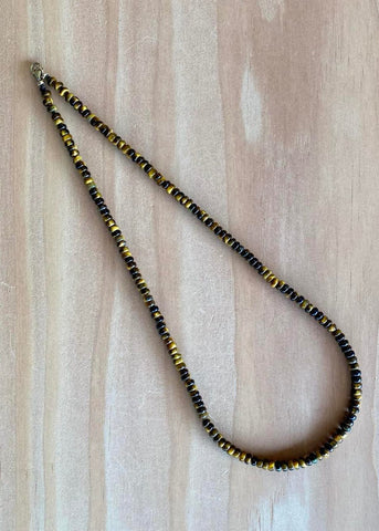 Tiger's Eye Beaded Necklace