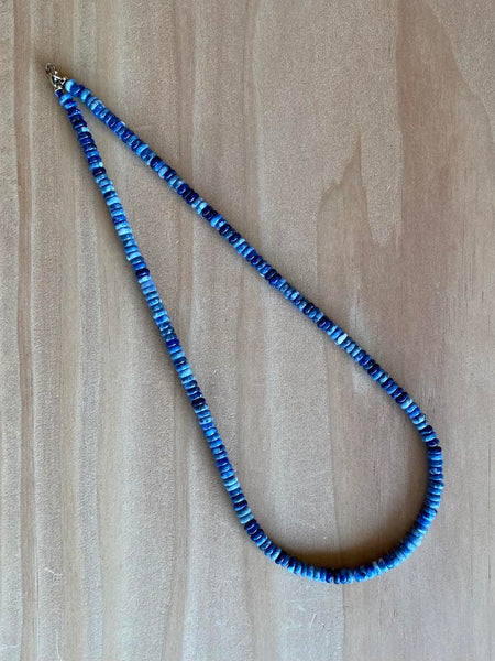 Sodalite Beaded Necklace - 4mm