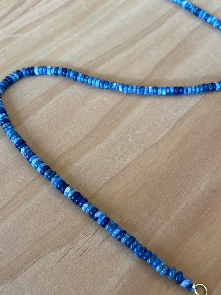 Sodalite Beaded Necklace - 4mm