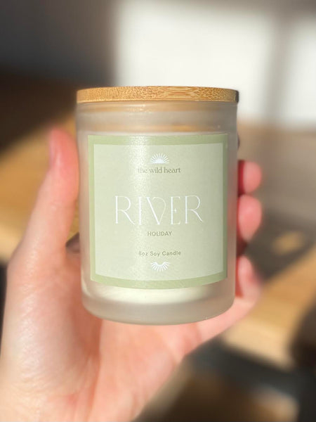 River Holiday 8oz Candle