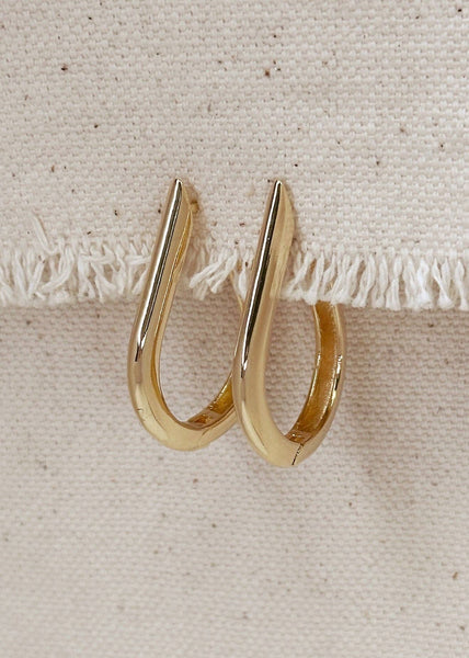 Teardrop Hoop Earrings