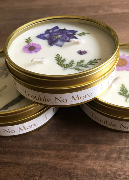 Trouble No More Botanical Candle