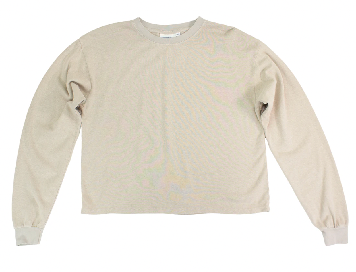 Cropped Long Sleeve - Canvas