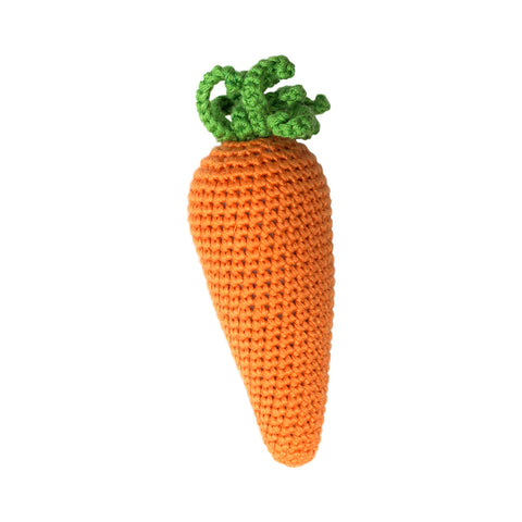 Crocheted Carrot Rattle