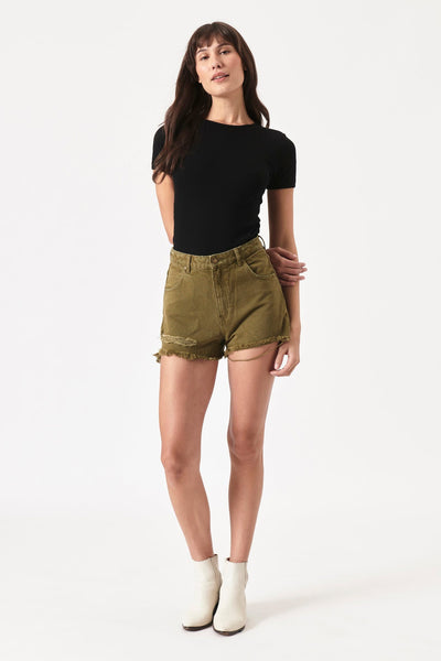 Duster Shorts - Layla Army Green